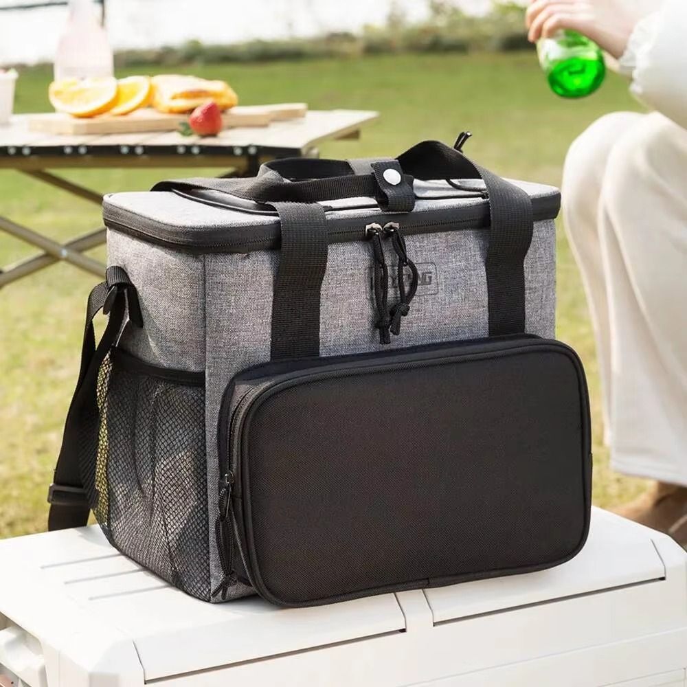Handheld Insulated Ice Bag Large Capacity Insulated Thermal Bag Lunch Box Bag  Travel