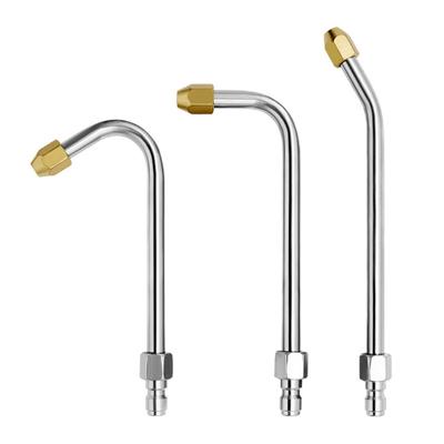 3er-Pack Hochdruckreiniger-Verlängerungsstäbe, gebogene Verlängerungsstange, 1/4 Zoll QuickConnects, Waschmaschinen-Ellenbogenstange, Wasser-Kit
