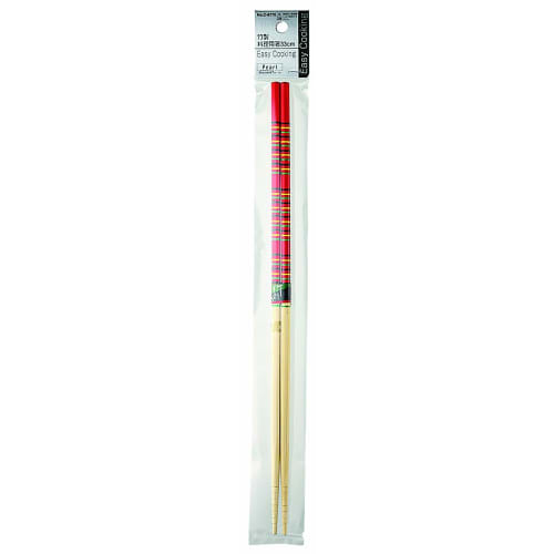 PEARL METAL Bamboo Cooking Chopsticks, 33cm, Easy Cooking, C-8770
