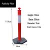Detachable Reflective Anti-collision Rubber Traffic Post Divider