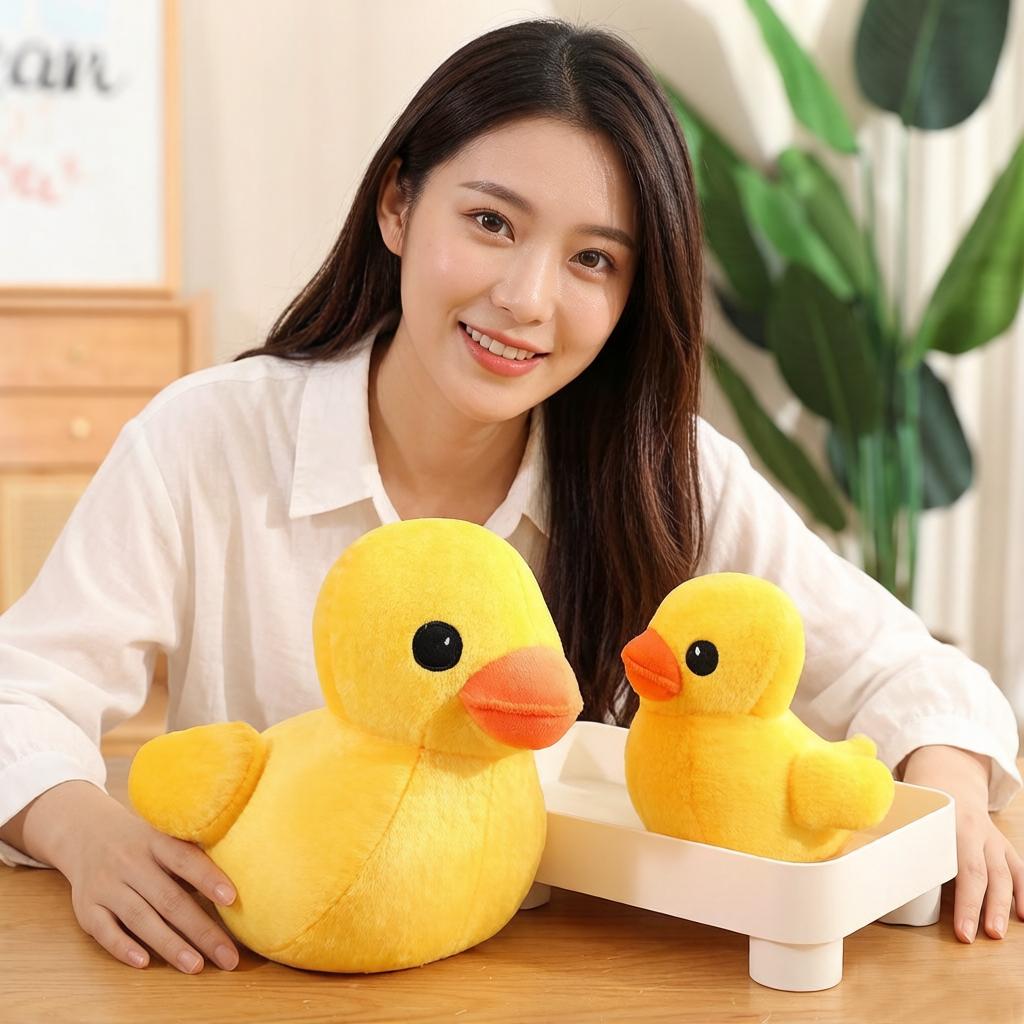 20/30/50cm Kawaii Yellow Duck Plush Toy Cartoon Animal Doll Home Decoration Birthday Gift
