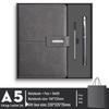 Set Regalo Blocco Note Business A5 Disponibile con Logo Personalizzato - Diario Ufficio di Alto Valore