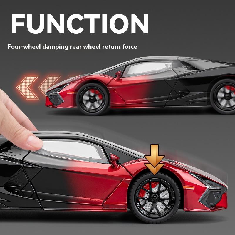 1/24 Scale Lamborghini Revuelto Supercar Alloy Metal Diecast Car Model Sound & Light Desktop Collection Hobby Decorative Ornament Gift