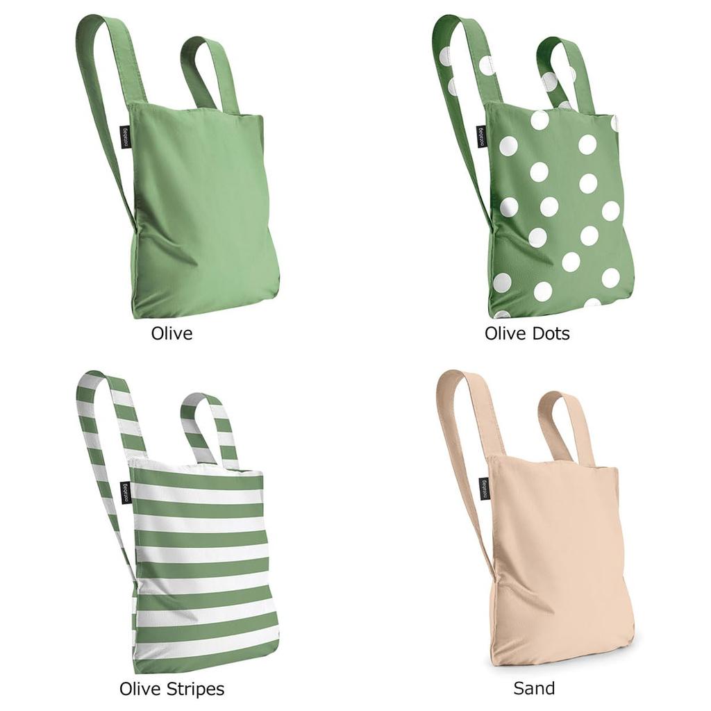 Notabag Eco Bag Backpack BAG BACKPACK NTB002 Notabag Foldable Compact Tote Bag Golden Dots &