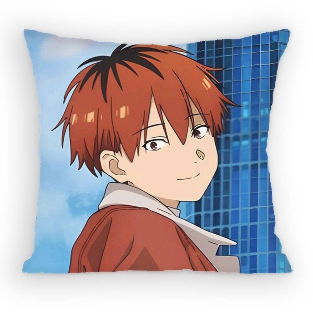 Stark Anime Frieren Pillow Case Sofa Living Room for Bedroom car Headboard Backrest Cushion Square Cushion Nap Time