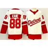 Mens Retro Ice Hockey Jersey Custom Number 71 88 Larkin DeBrincat Datsyuk Cotton Blend Practice Uniform