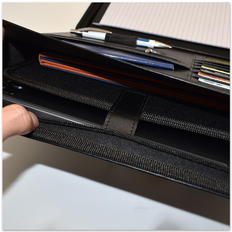 PU Business Multifunktions-Managermappe für Verhandlungen und Dokumentenunterzeichnung