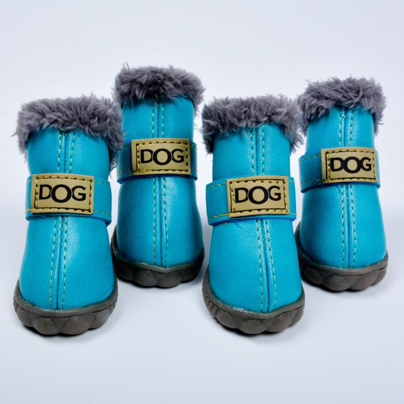Haustierschuhe, verdickte Schneestiefel für Hunde zum Warmhalten, Teddy Herbst- und Winterschuhe, VIP-Schuhe