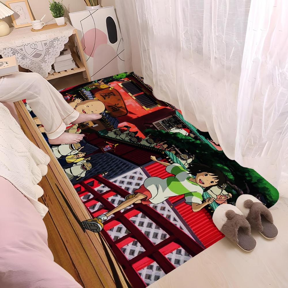 M-miyazaki Hayao Cartoon Anime Room Mats Retro Multiple Choice Living Room Kitchen Rug Non-Slip Welcome Rug