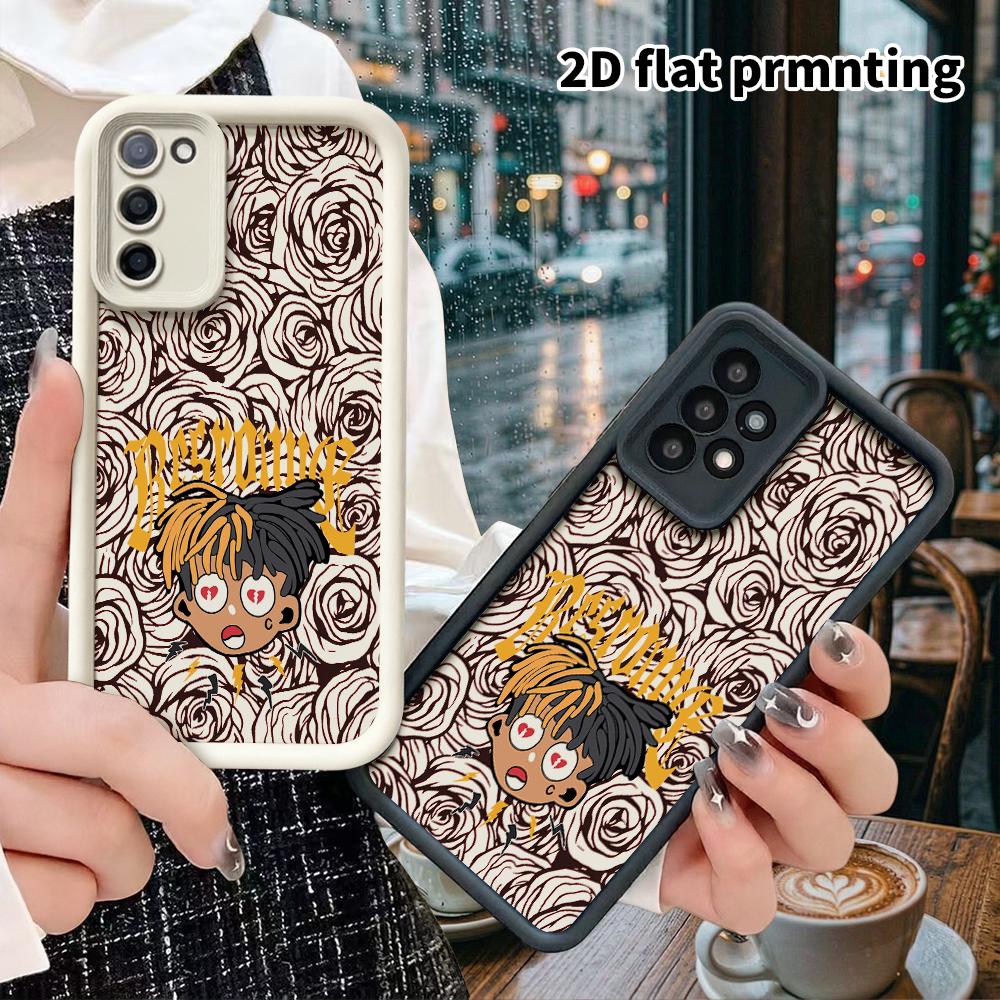 Phone Case: 2D flat Samsung Galaxy A34 A35 M05 M06 S20 S22 S21 FE Plus 5G protective case, dreadlock character, Christmas and Halloween gift