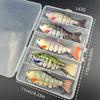 Cross-Border Hot-Selling 6-Section Minnow Fishing Lure - Multi-Section Hard Bait