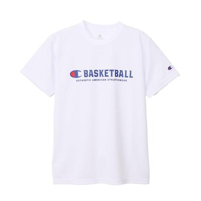 Champion Short Sleeve for Short Crew Quick Highly Antibacterial and Odor Rubber Short Sleeve White T-Shirt Kids, Sleeve, Neck, Drying, Breathable,