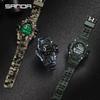 SANDA 2183 Digitale Schüleruhren Mode Militärisch Multifunktional Datum Wecker 50M Wasserdicht Leuchtend Elektronische Uhr