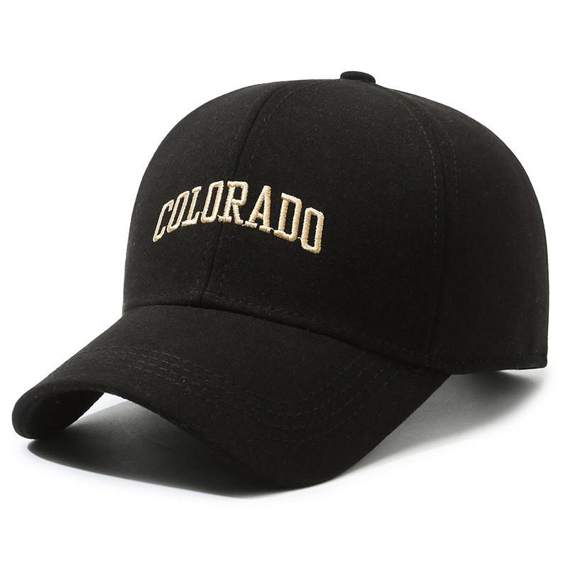 

Colorado Embroidery Letters Duck Caps Casual Female Around Sunscreen Sports чёрный