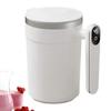 Dust-proof Lid Automatic Stirring Cup Temperature Measurement Rotating Blender Cup  Office