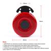 Rückfahrwarner Hupe Zubehör Piepton Modifizierte Teile Kunststoff Rot&Schwarz Ersatz Mit LED-Licht 12-24V