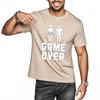 Big Size Tee Soft For Unisex Summer T Shirt Oversized Game Over With Pregnant Unisex And Unisex Classic Unisex Teeshirt Funny Tshirt