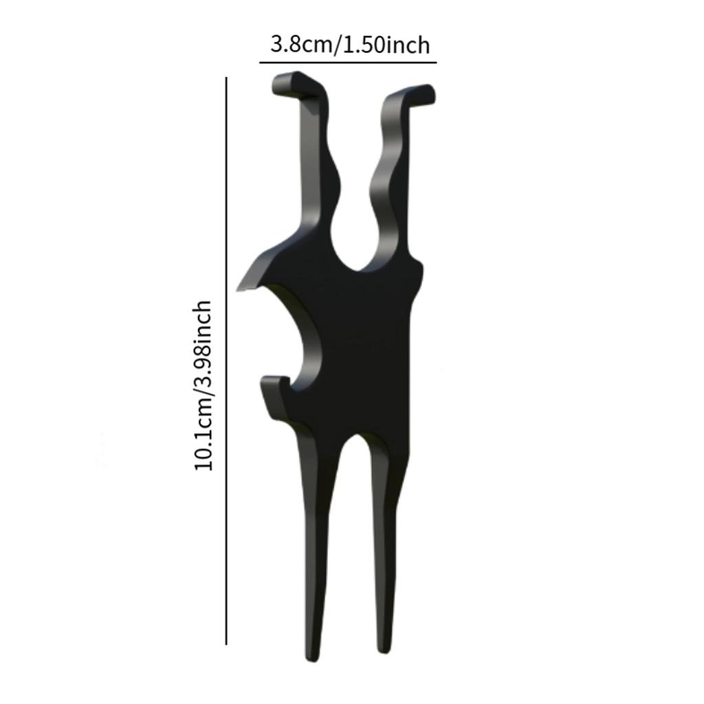 Golfwerkzeug, 3-in-1 Golf-Divot-Werkzeug, Magnetischer Halter Tragbar Kompakt Anziehung Golfzubehör,