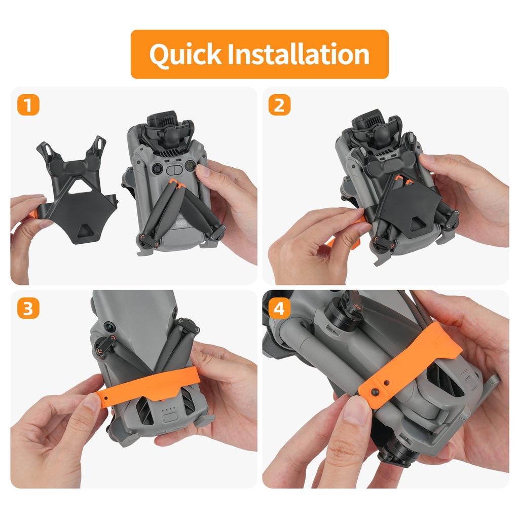 Propeller Holder Stabilizer & Foldable Landing Gear for DJI Mini 5 Pro Quick Release Drone Accessories