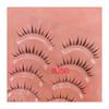 Mogugu - Set mit 5 Paar: Natürliche, zarte künstliche Wimpern