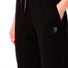 Armani Exchange Solid Color Lace-Up Tapered Casual Pants Women bottoms Black 3RYP88-YJDVZ-1200