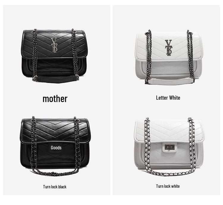 2025 European & American Minimalist Women's Messenger Bag - Versatile Textured Crossbody