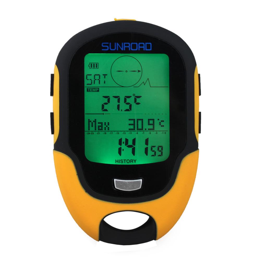 Multifunctional Handheld Altimeter LCD Digital Weather Forcast Pedometer with LED Flashlight for Camping Hiking Outdoors China Mainland