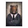Human Body Animal Head Abstract Wall Art Print Giraffe Bear Lion Canvas Painting Nordic Poster Decor Pictures For Living Room No Frame