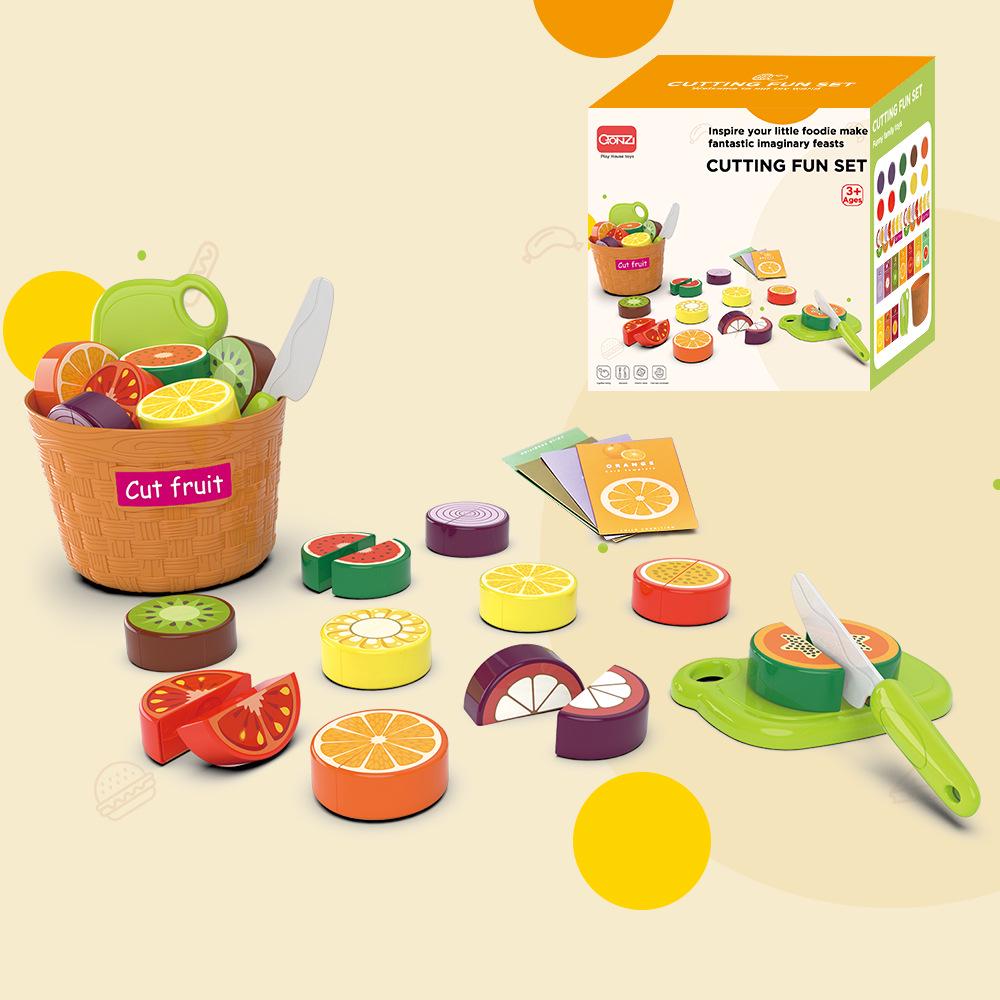 Fun Kitchen Kids' Educational Vegetable Cutting Toy Set