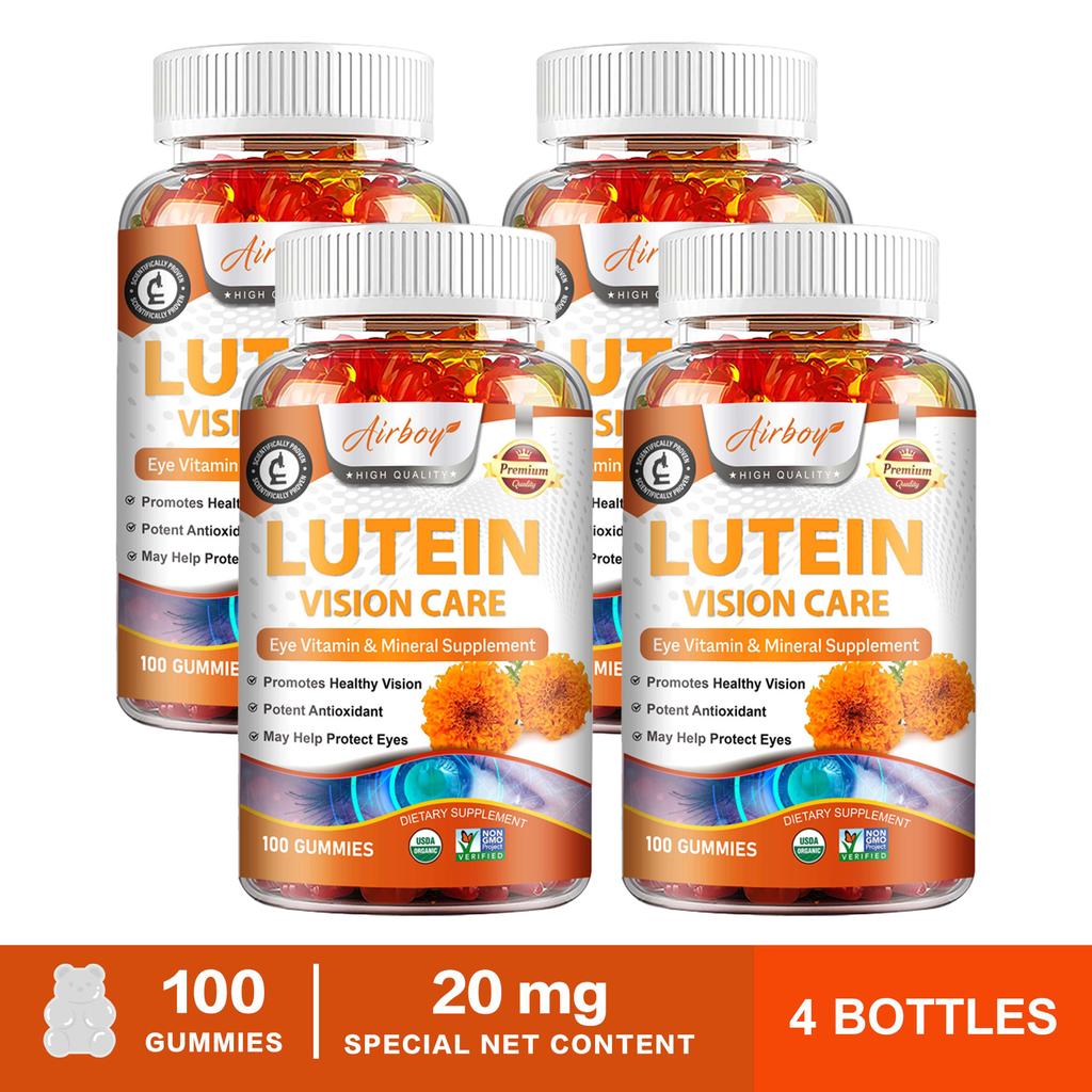 Lutein Gummies, Containing Zeaxanthin Blend, Gentle and Easily Absorbed, Suitable for Adults.