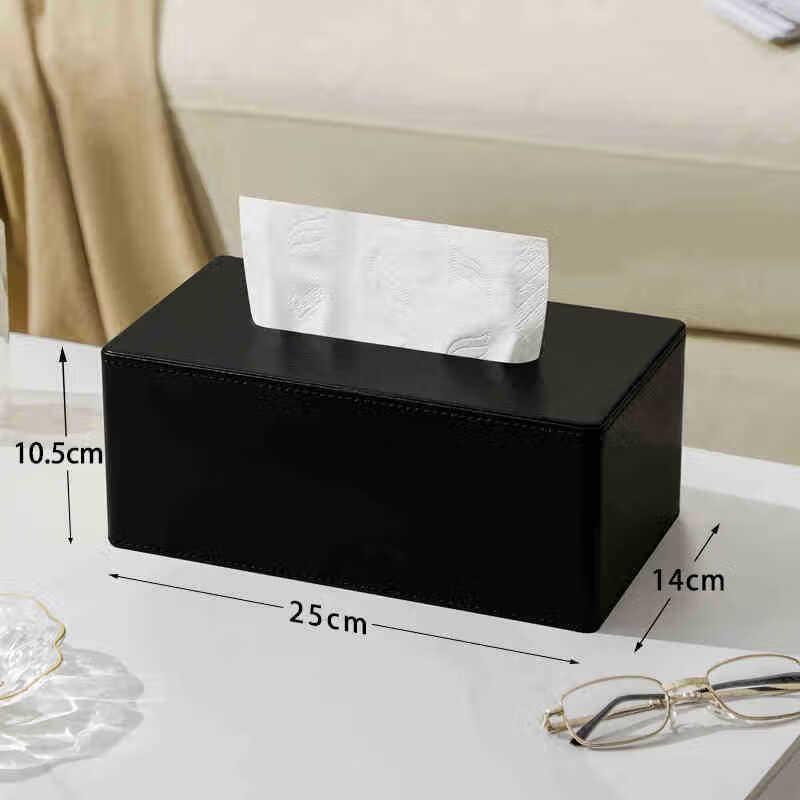 Modern PU Leather Tissue Box
