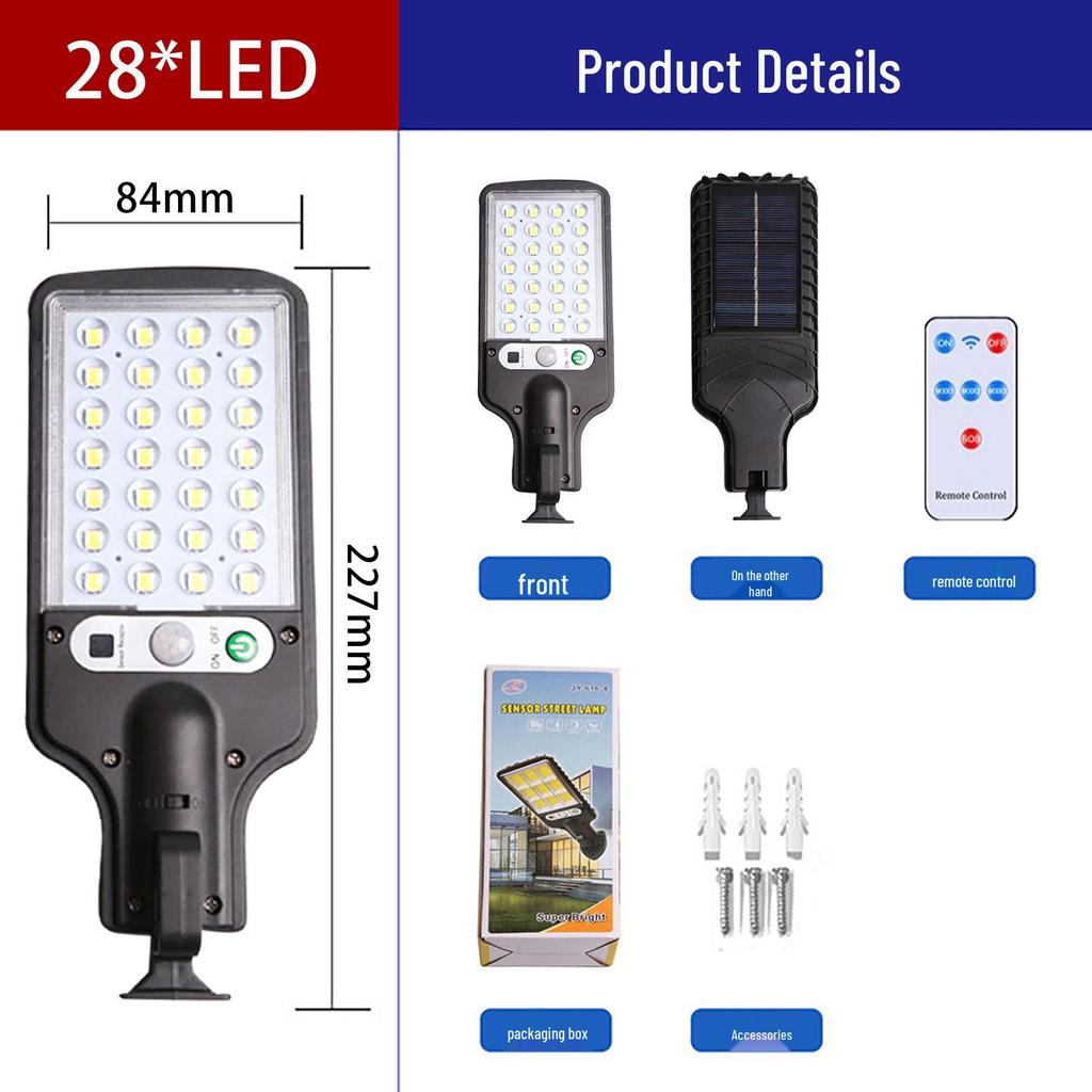 Waterproof Solar-Powered Outdoor Wall & Path Lights with Remote Control