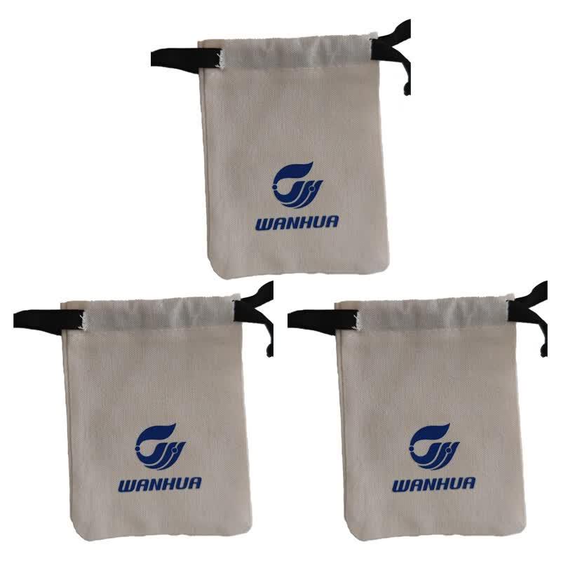 JUYUAN Canvas Drawstring Bags with Wanhua Logo
