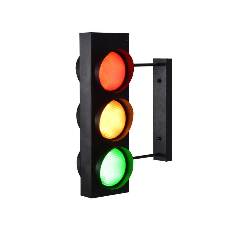 

Retro Double-sided Red & Green Light Wall Lamp for Cafe, Bar, Restaurant, or KTV Decor