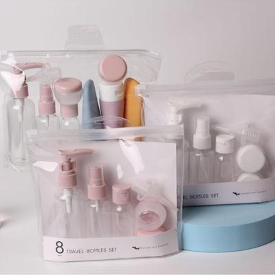 Seyahat Kozmetik Şişe Seti - Losyon, Şampuan ve Sprey için Plastik Şişe içerir.