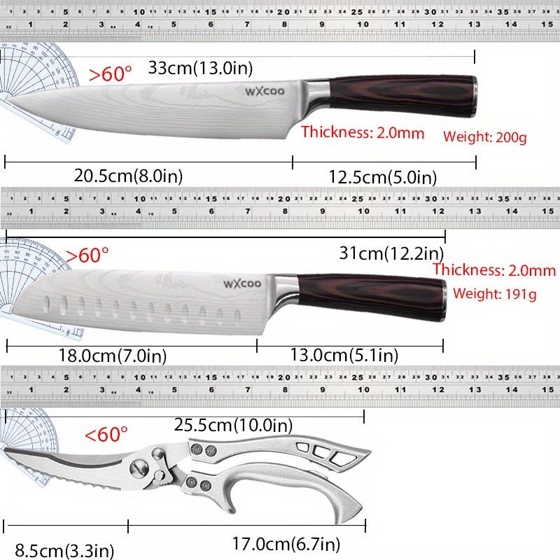 Stainless Steel Kitchen Utility Butcher Cutting Paring Kitchen Scissors Multipurpose Knife Household Kitchen Knife Boning Meat Cleaver