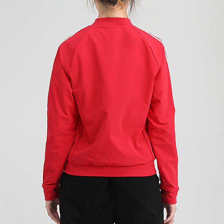 Adidas Jackets Women's Rose Red Baseball Collar Moderate Other GF0183