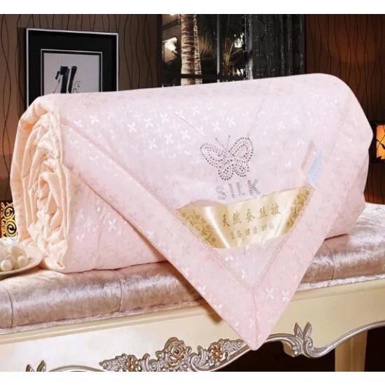 VESCOVO Summer Quilt Thin Queen Size Mulberry Silk Comforter 200*230 Twin Duvet 150*200