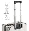 Lightweight 18-Inch Aluminum Carry-On Trolley with Quiet Wheels, Sturdy and Durable