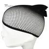 Health Caring Women Elastic Nylon Wig Cap Open End Black Mesh Liner Short Fishnet Hair Net
