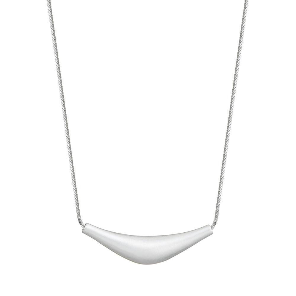 Chic Geometric Pendant Necklace For Women With Snake Chain And Hypoallergenic Titanium Steel