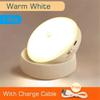 Night Light Rotatable Wireless Motion Sensor LED Night Lights USB Rechargeable Bedroom Corridohting Motion Sensor Light Led Lamp