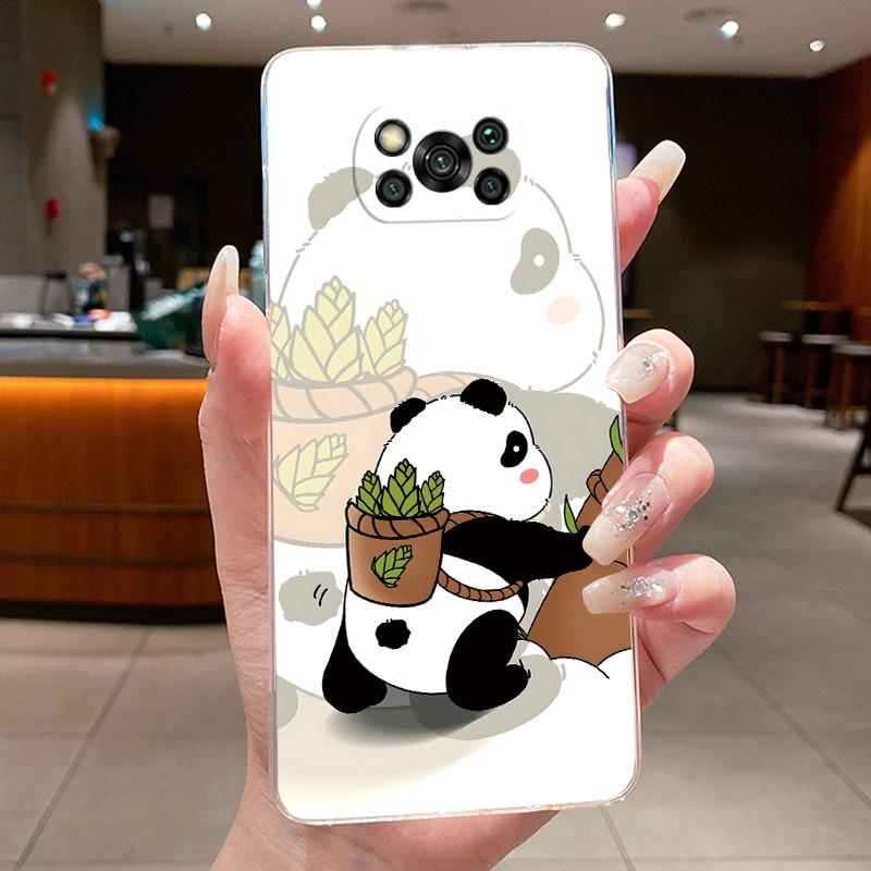 Phone Case For Xiaomi POCO X3/POCO X3 NFC/POCOX3 PRO Fundas Butterfly Bow Protective Casing Transparent Soft Silicone TPU Cover