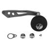 Aluminum Alloy Fishing Reel Handle EVA Oval Metal Rocker Spinning Reel Grip Rotatable Arm Grip Baitcasting Reel Handle