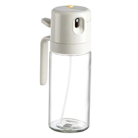 2 In 1 Oil Sprayer Bottle Dispenser for Kitchen Ergonomic Handle Oil Sprayer Control Oil Amount Simplify