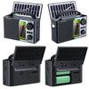 Solar Radio Portable FM AM SW Full Band Radio with LED Light Bluetooth Music Player Emergency Radio Support TF Card U Disk