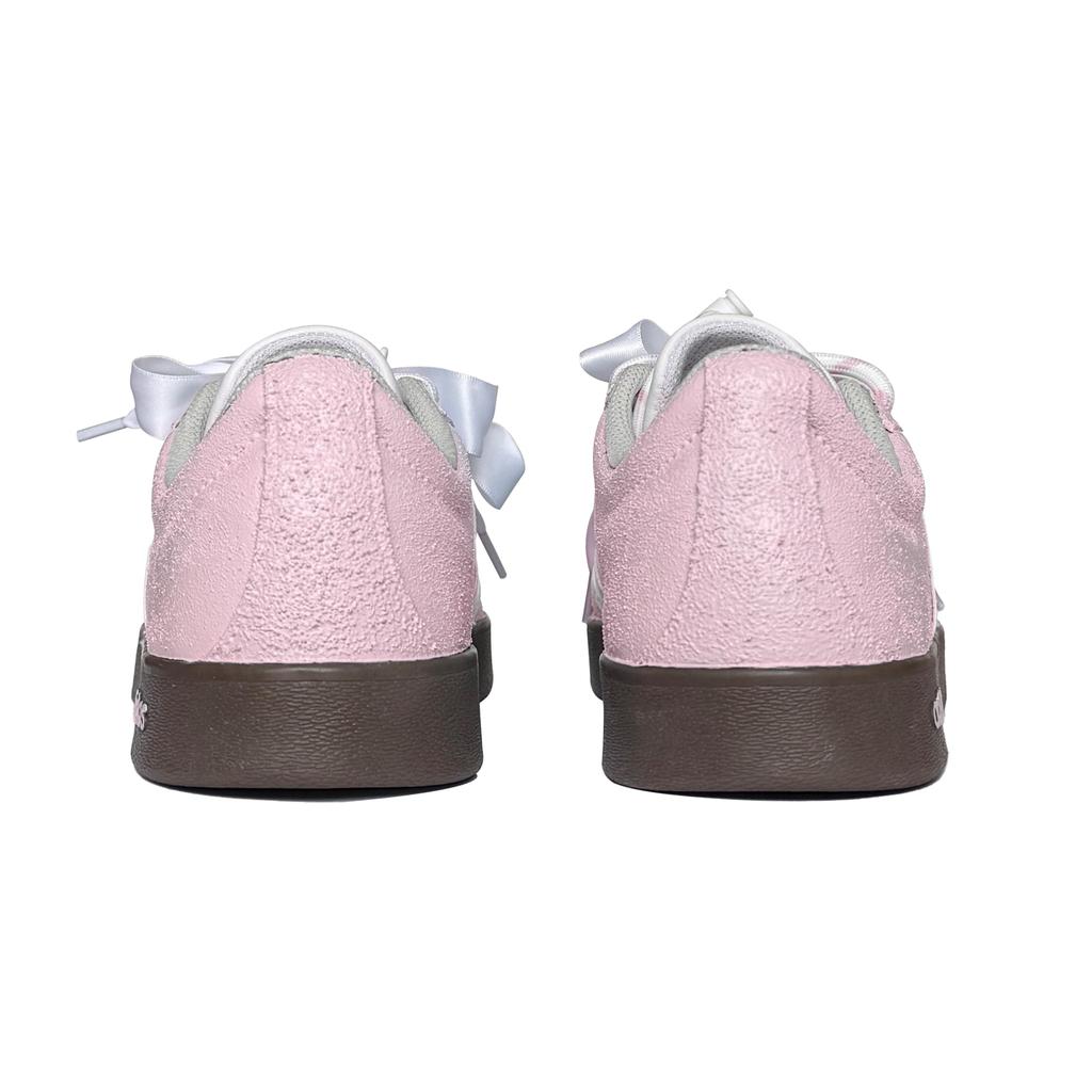 adidas VL COURT 2.0 Strawberry Yogurt Cushioning Low Top Skateboard Shoes Unisex Pink HQ1802(TeamK-)