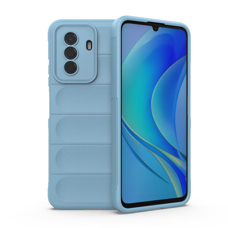 

Honor 400 Anti-Slip Skin-Feel Phone Case for Huawei Nova 14 Ultra: Phantom Shield Drop-Proof Protection Honor 400 Lite светло-синий