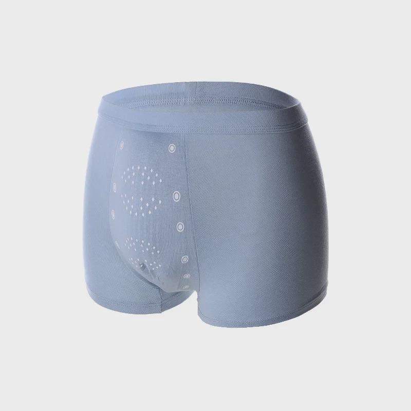Nahtlose Modal-Boxershorts für Herren mit Graphen-Ionen-Massage (Große Größe)