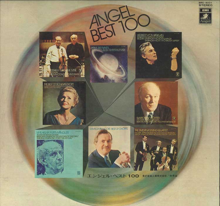 

LP Record VARIOUS Angel Best 100 BRC8001 ANGEL 1973 Japan Classical Used